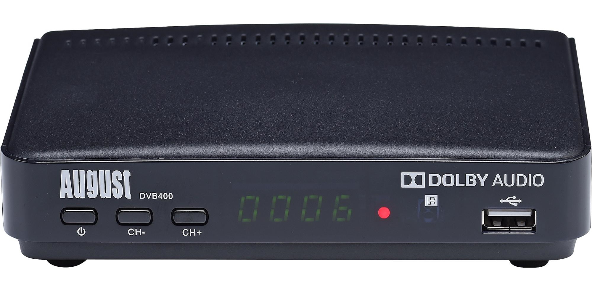 August DVB400 set-top box
