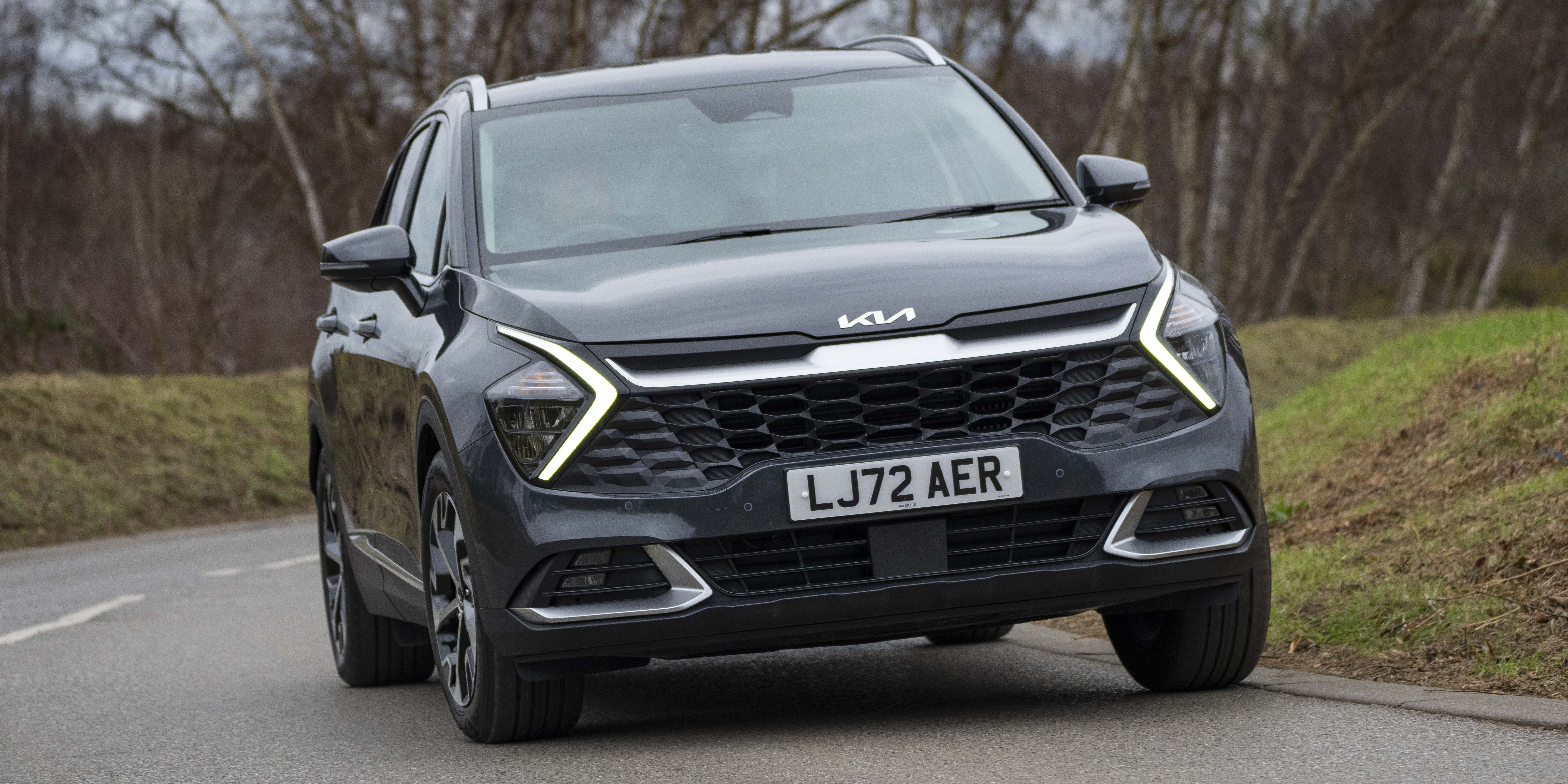 Kia Sportage on road