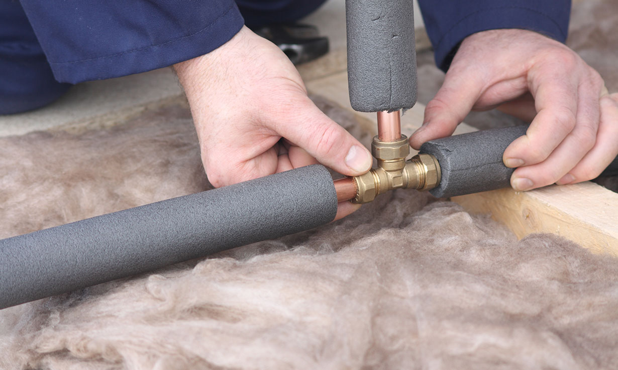 Insulating pipes